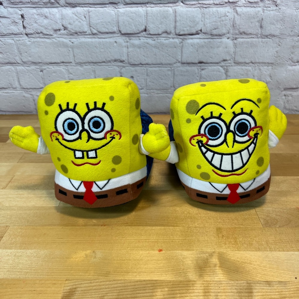 SpongeBob SquarePants Plush Slippers Boy’s Size 2-3